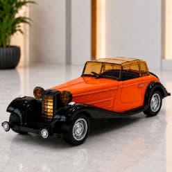 Kidoyz Classic Die-Cast Metal Toy Car | Small Alloy Model Car | Collectible Car Toy for Kids | Color As Per Stock
