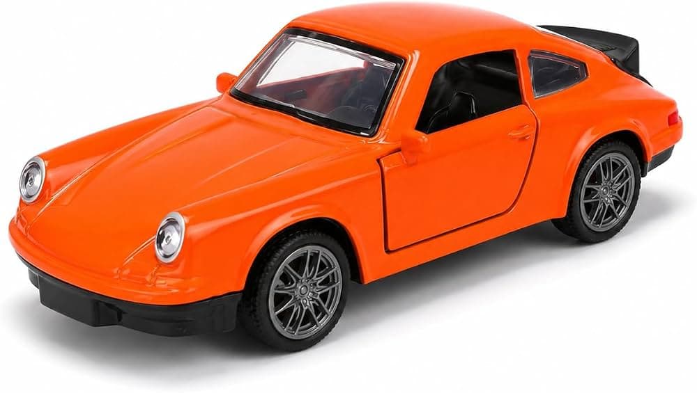 Kidoyz Porsche Die-Cast Metal Toy Car | Small Alloy Model Car | Collectible Car Toy for Kids | Color As Per Stock