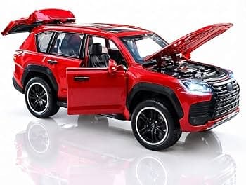 Kidoyz Land Cruiser Die-Cast Metal Toy Car | Medium Alloy Model Car | Collectible Car Toy for Kids | Color As Per Stock
