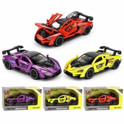 Kidoyz McLaren Die-Cast Metal Toy Car | Medium Alloy Model Car | Collectible Car Toy for Kids | Color As Per Stock