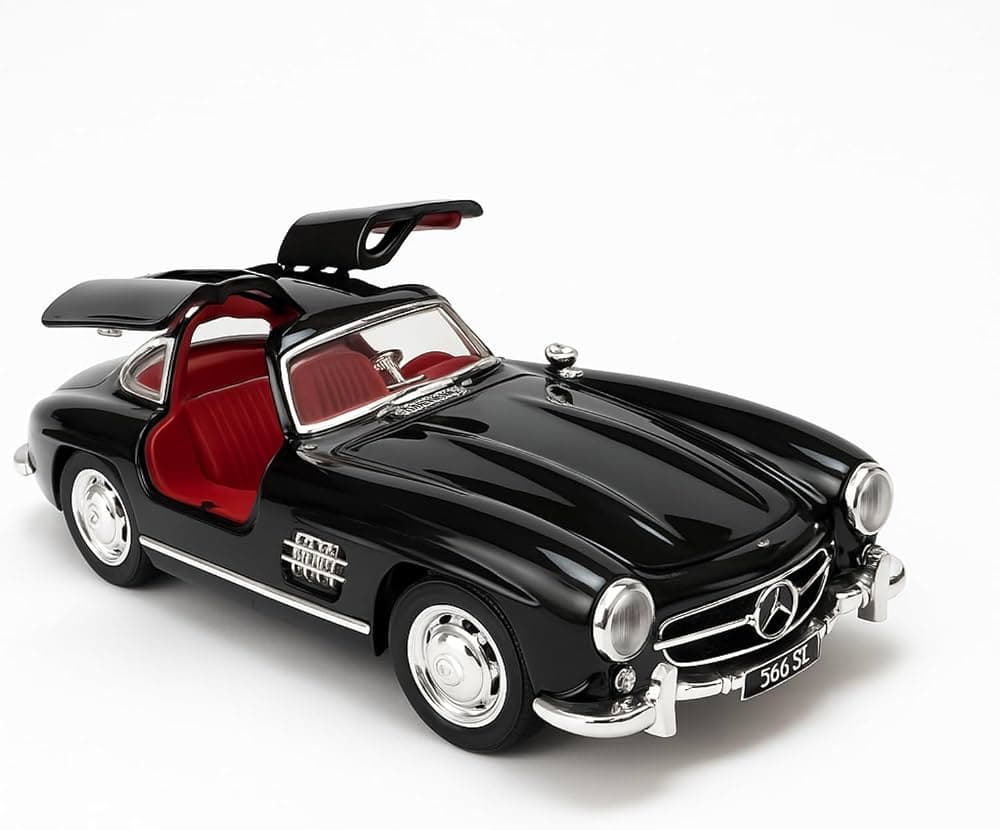 Kidoyz Vintage Die-Cast Metal Toy Car | Medium Alloy Model Car | Collectible Car Toy for Kids | Color As Per Stock