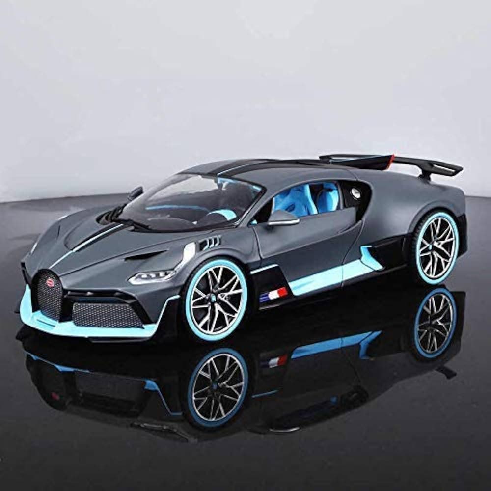 Kidoyz Bugatti Die-Cast Metal Toy Car | Medium Alloy Model Car | Collectible Car Toy for Kids | Color As Per Stock