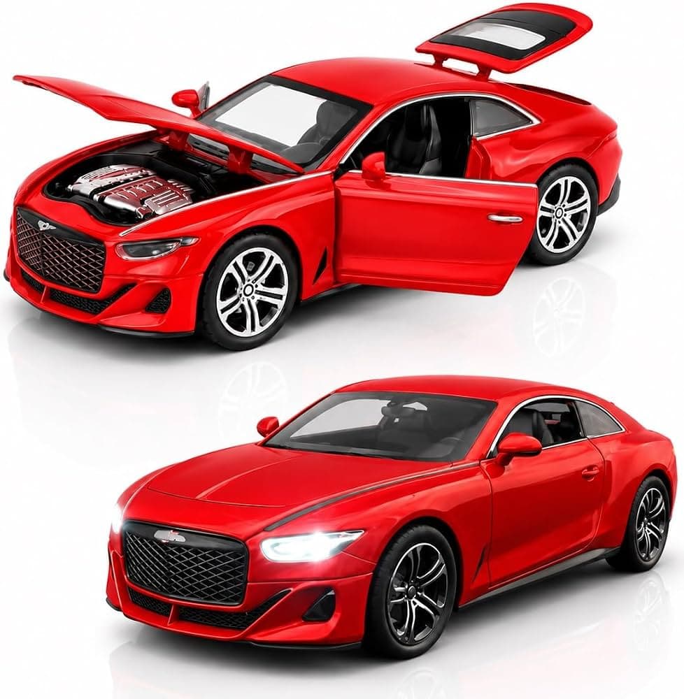 Kidoyz Bentley Die-Cast Metal Toy Car | Medium Alloy Model Car | Collectible Car Toy for Kids | Color As Per Stock