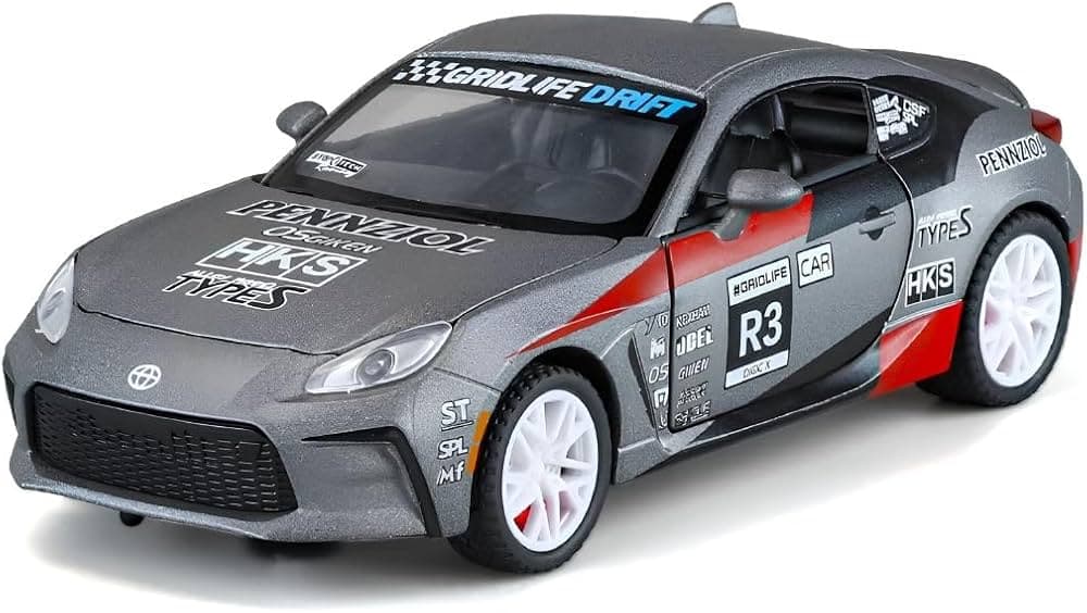 Kidoyz GR86 Die-Cast Metal Toy Car | Medium Alloy Model Car | Collectible Car Toy for Kids | Color As Per Stock
