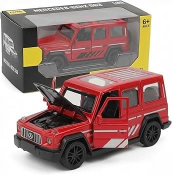 Kidoyz G-Wagon Die-Cast Metal Toy Car | Large Alloy Model Car | Collectible Car Toy for Kids | Color As Per Stock