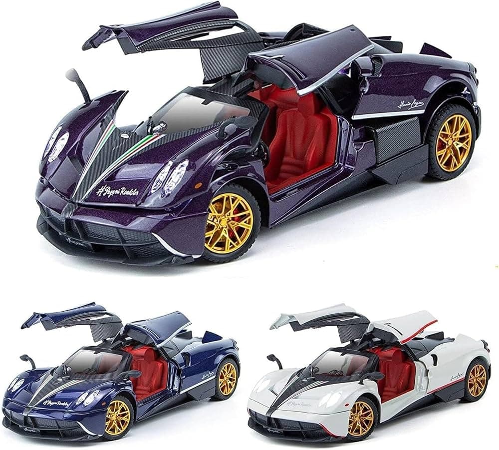 Kidoyz Pagani Die-Cast Metal Toy Car | Large Alloy Model Car | Collectible Car Toy for Kids | Color As Per Stock