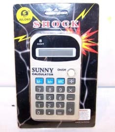 Kidoyz Prank Shock Calculator | Funny Joke Electric Shock Gag | Novelty Prank Item