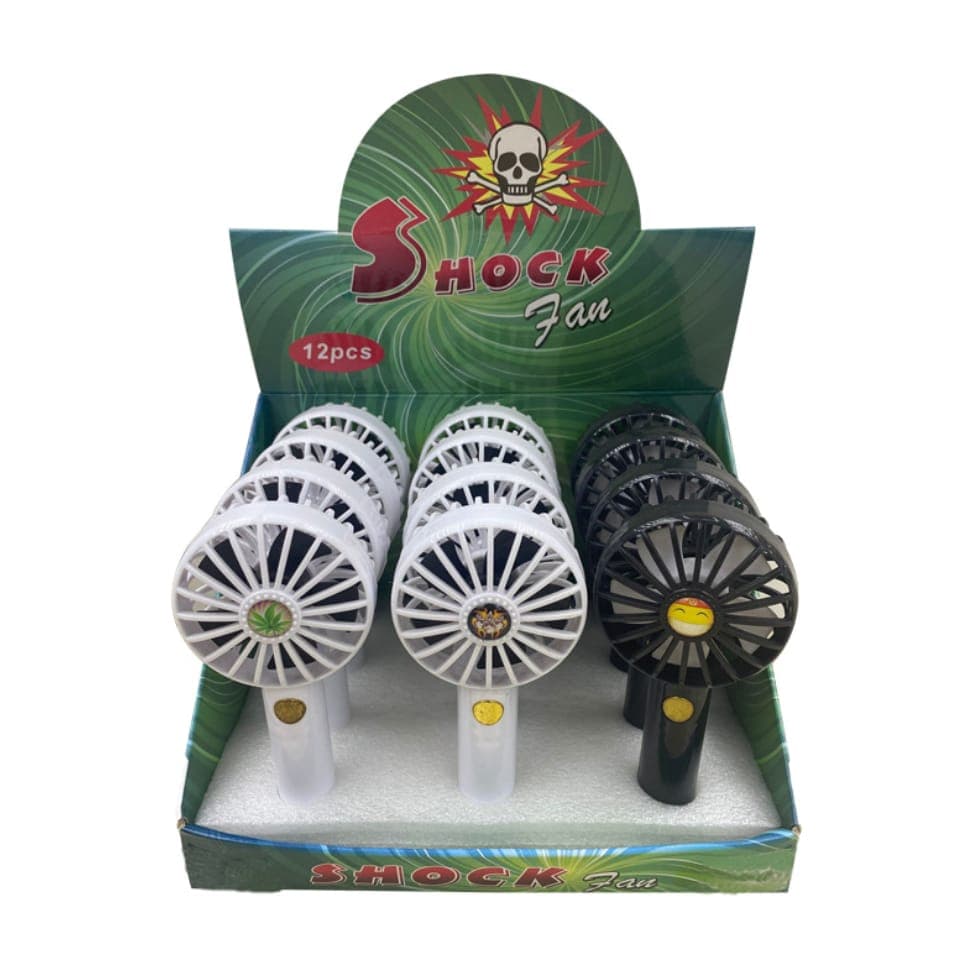 Kidoyz Prank Shock Hand Fan | Funny Joke Electric Shock Mini Fan Gag | Novelty Prank Item | Color As Per Stock — view 2