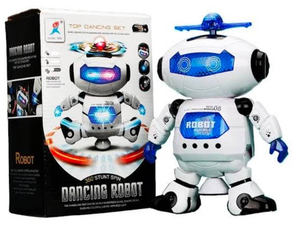 Kidoyz Dancing Robot Toy | Electric Dance Robot with 360° Spin, Lights & Music | Ages 3+ — view 3