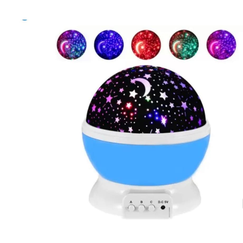 Kidoyz Star Master Rotating Projection Lamp | Starry Sky Night Light Projector with USB Cable | Color As Per Stock — view 4