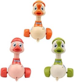 Kidoyz Happy Goslings Press Toy | Press-and-go gosling toy | Pack of 1