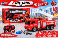Remote Control Fire Truck Toy 1:20 Scale | 4 Designs, Design As Per Stock