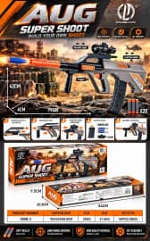 AUG Super Shoot Soft Bullet Gun | Build Your Own DIY Blaster | Big Size (79 cm)