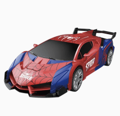 Spider Universal Wheel Car with Smoke, Music & Lights | Tyre Light Toy Car for Kids | Color as per Stock dispatched