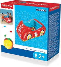 Inflatable Sports Car Ball Pit for Toddlers | Red Car Play Pool | Ages 2+