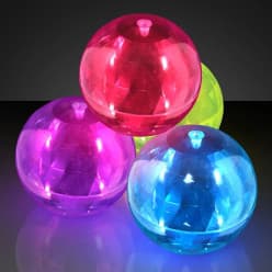Diamond Light-Up Jumbo Ball | Glowing LED Bouncy Ball Toy for Kids | Color as per Stock dispatched