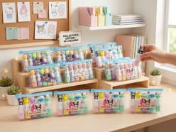 Highlighter 6 Pcs Set | Cute Character Pastel Highlighters in Zip Pouch | Assorted Designs | Color as per Stock dispatched