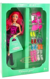 Charm Girl Fashion Doll with Shoes & Accessories | Gift Box Doll Set | Ages 3+