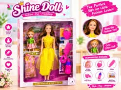 Shine Doll Fashion Set with Mini Doll, Handbag & Accessories | Ages 3+