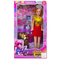 Happy Cool Doll in Fashion Box | Pop Girl Doll with Accessories | Ages 3+