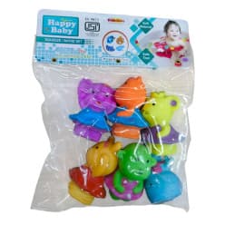 Fairy Soft Vinyl Squeeze & Bath Toy Set of 6 Pcs | Baby Bath Set