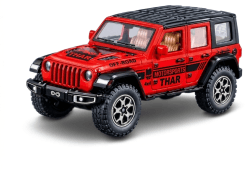 Kidoyz Off-Road Jeep | Off-road jeep toy in police, red and blue | Pack of 1 | Color As Per Stock