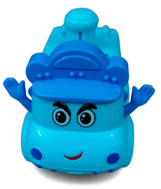 Kidoyz Press & Go Animal Bus | Press-and-go animal bus in assorted characters | Pack of 1 | Color As Per Stock