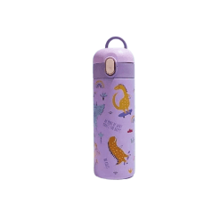 Dino Insulated Water Bottle for Kids | Color as per Stock dispatched | Pack of 1 Pc