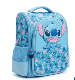Stitch 16 Inch School Backpack for Kids | Blue | Pack of 1 Pc