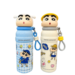 Shinchan Insulated Water Bottle for Kids | 500 ml | Color as per Stock dispatched | Pack of 1 Pc