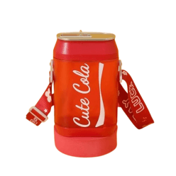 Soda Can Shaped Water Bottle for Kids | Color as per Stock dispatched | Pack of 1 Pc