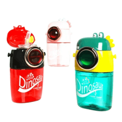 Water Bottle | 420 ml | Style 2 | Color as per Stock dispatched | Pack of 1 Pc