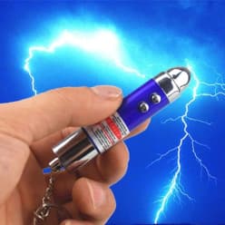 Kidoyz Prank Shock Laser Flashlight | Funny Joke Electric Shock Gag | Novelty Prank Item
