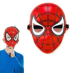 SpiderMan Style Hero Mask for Kids | Role-Play Cosplay Mask with Elastic Strap | Pack of 1 Pc