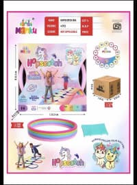 Unicorn Hopscotch Play Mat Set (Big) | Indoor & Outdoor Active Hopping Game for Kids | Ages 5+