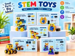 DIY STEM Science Kit | Build Your Own Aerodynamic Car, Rover & Traffic Light Model Kit | Assorted Designs | Color as per Stock dispatched