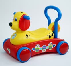 3-in-1 Rocker Ride-On Dog | Push Walker, Rocker & Ride-On Puppy for Toddlers