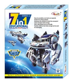 7-in-1 Educational Solar Energy Kit (Series 2) | Space Fleet Rechargeable Solar DIY Kit | Ages 10+