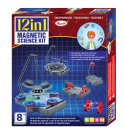 12-in-1 Magnetic Science Kit | STEM Magnet Power Experiments Learning Kit | Ages 8+