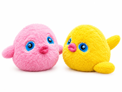 Cute Fish Soft Toy | Fluffy Pink & Yellow Plush Fish Toy for Kids | Color as per Stock dispatched