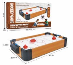 Tabletop Air Hockey Game Board | Wooden Indoor Hockey Game for Kids & Family | Pack of 1 Pc