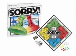 Sorry Style Board Game | Classic Slide & Bump Race Game for Family 2-4 Players | Ages 6+ | Pack of 1 Set