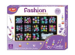 DIY Fashion Jewellery Making Kit for Girls | Beads, Charms & Accessories Set for Bracelets & Necklaces | Pack of 1 Set