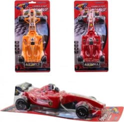 Formula Racing Car Friction Toy 1 Foot Long | Friction Powered F1 Car for Kids | Color as per Stock Dispatched | Pack of 1 Pc