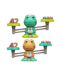 Dinosaur Balance Counting Math Game | Number Weighing Scale Educational Toy for Kids | Color as per Stock Dispatched | Pack of 1 Set