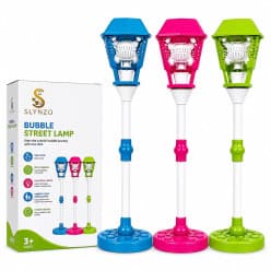 Lamppost Bubble Machine Toy | One-Click Rechargeable Bubble Blower Stand for Kids | Color as per Stock Dispatched | Pack of 1 Pc