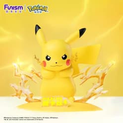 Pokemon Pikachu Thunder Form Figure 10 cm | Mini Collectible Model Anime Figurine For Kids & Collectors