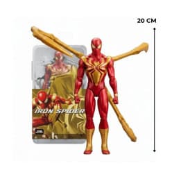 Iron Spider 20 cm 1:10 Scale 7 Inch Action Figure | Poseable Collectible Superhero Figure