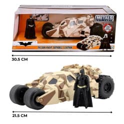 Batmobile Tumbler Camouflage Edition With Batman Figure | 1:24 Scale 21 cm Die-Cast Model Car
