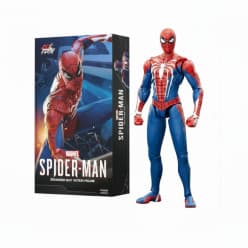 Spider-Man Advanced Suit 1:10 Scale 7 Inch 18 cm Action Figure | Poseable Collectible Superhero Figure